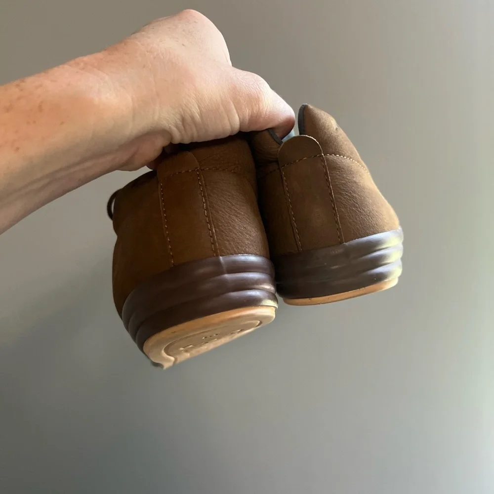 Men's Brown Casual High-Top Sneakers